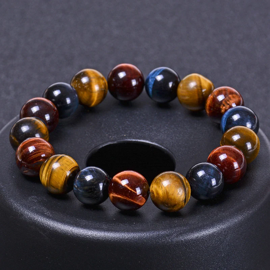 Tri-Color Tiger Eye Bracelet