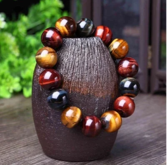 Tri-Color Tiger Eye Bracelet