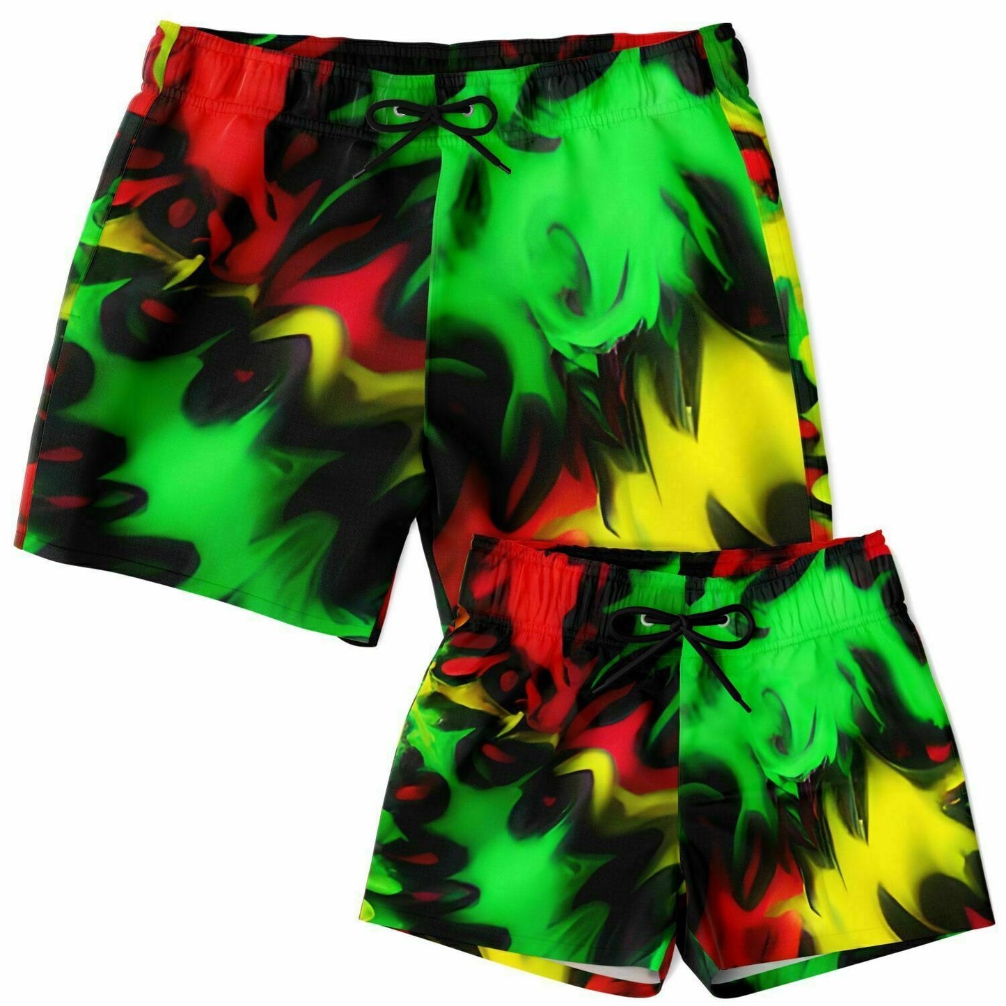 Swim Set Trunks Athletic Tie Dye Rasta
