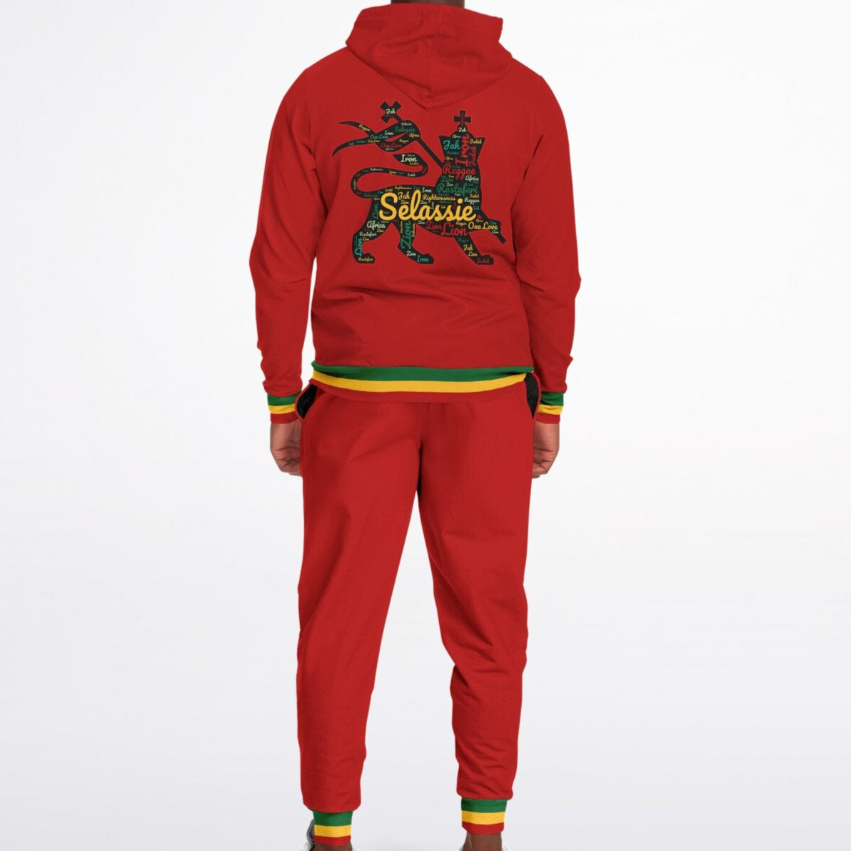 Rasta Zip Hoodie & Jogger Set - Montego Wave - Casual