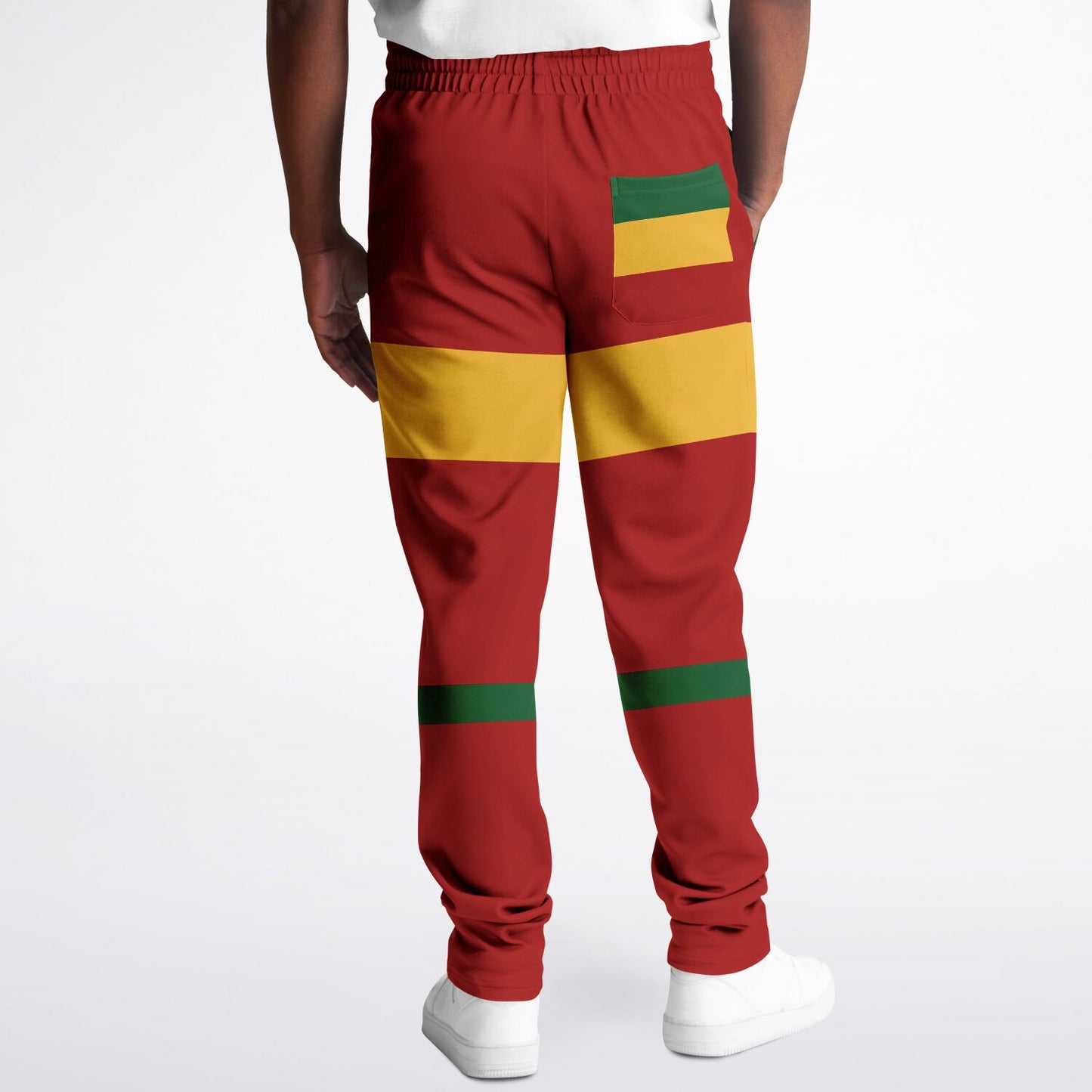 Rasta Track Pants - Blue Mountain Block - Athletic