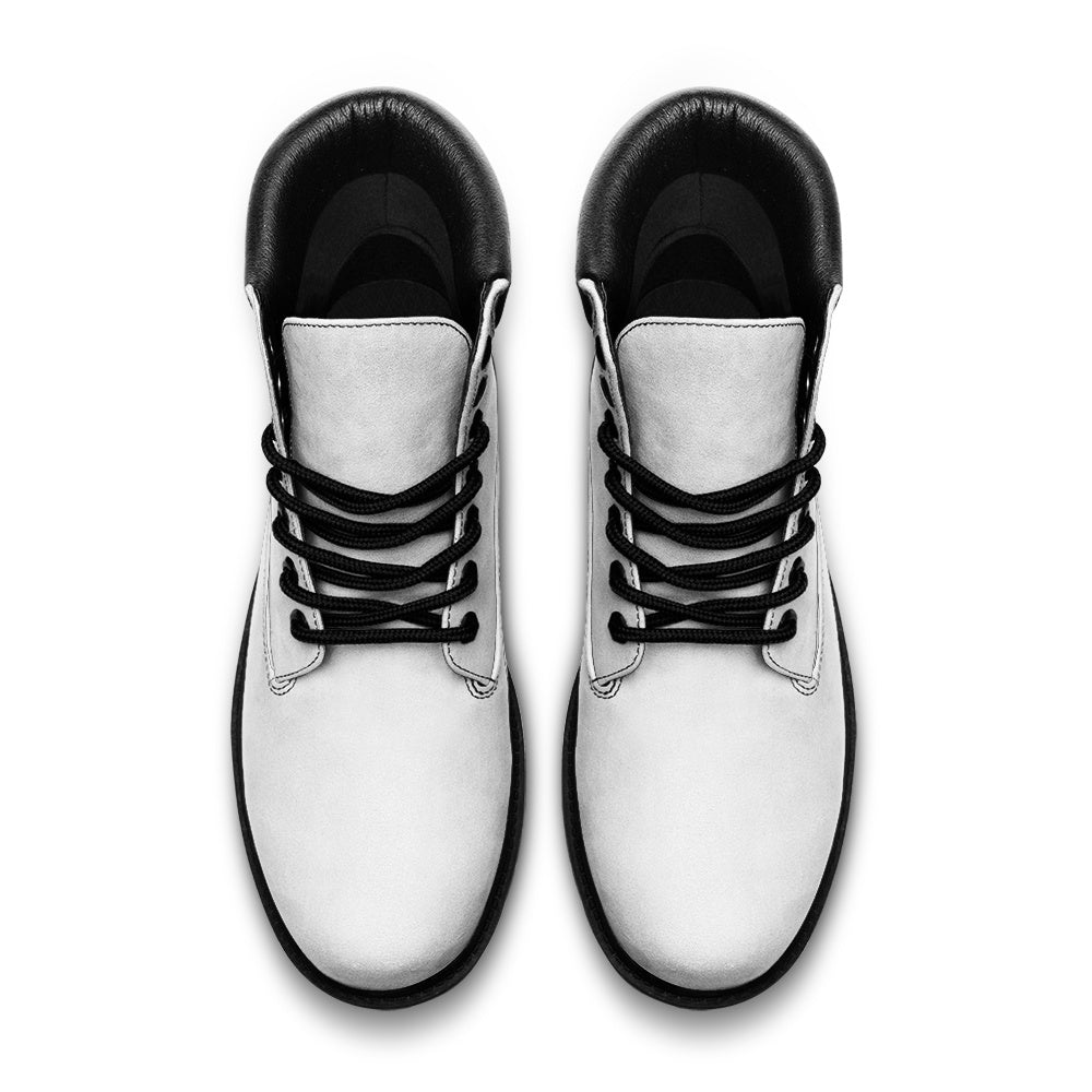 Whiteout Suede Boots Shoes