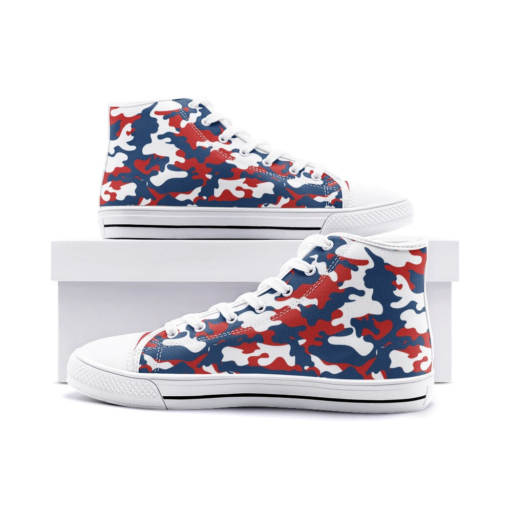 USA Camo Shoes with camo print