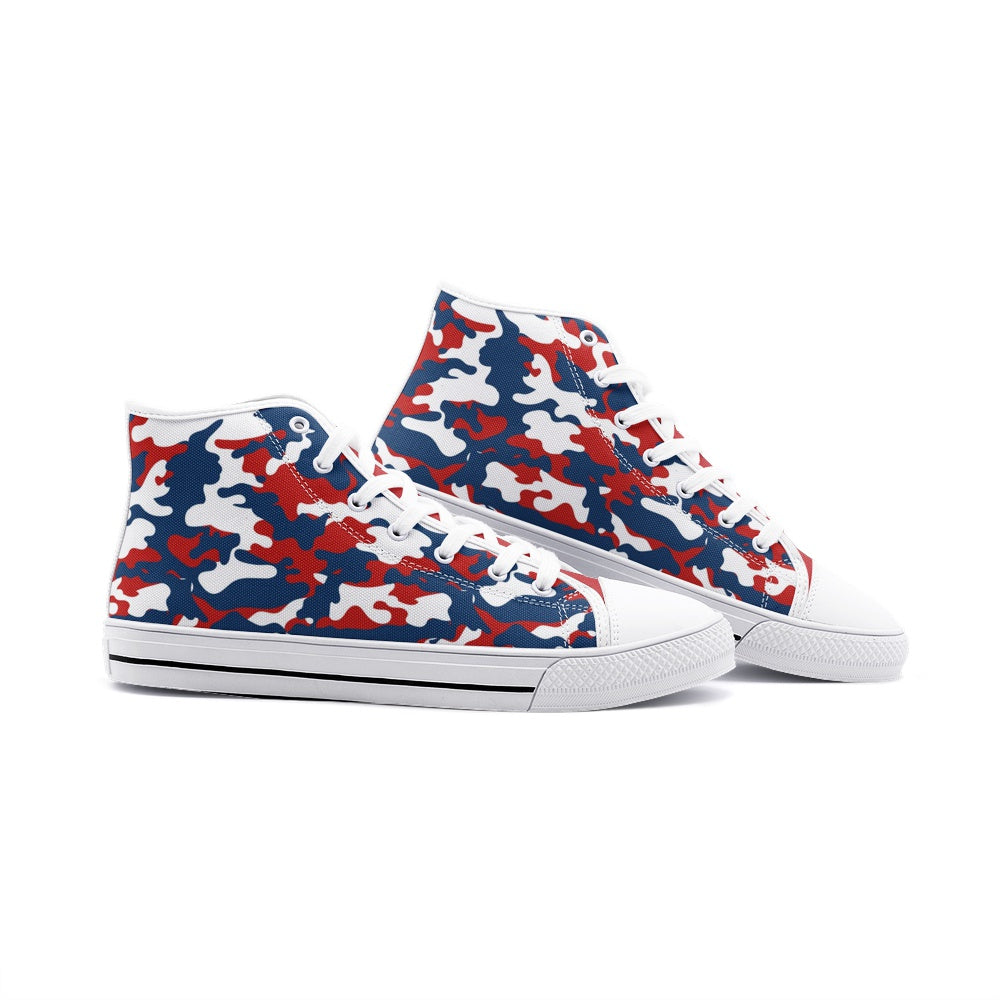 USA Camo Shoes with camo print