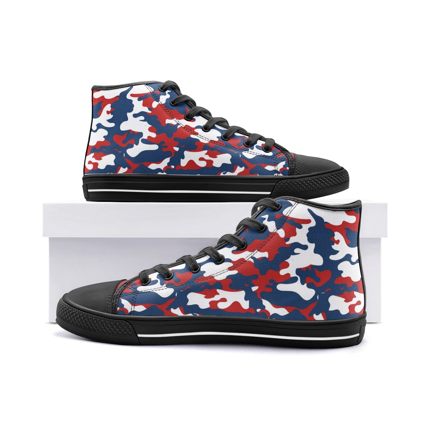 USA Camo Shoes with camo print