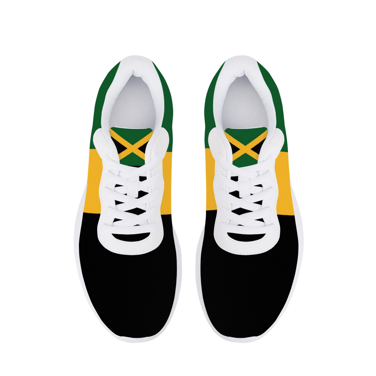 Jamaica Stripes White Shoes striped accents in white colorway