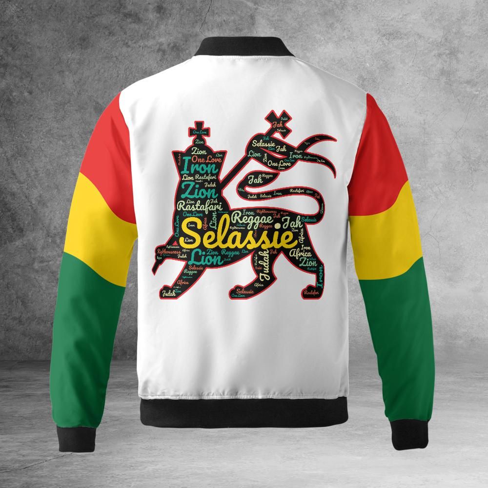 Lion Of Judah Quilted Bomber Jacket