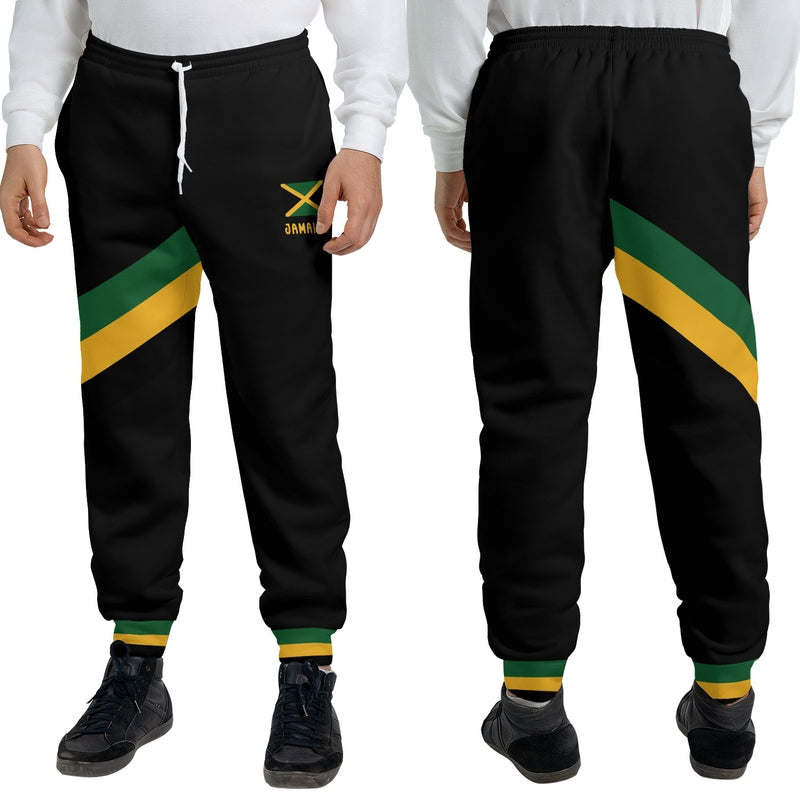 Jamaica Jogger Sweatpants - Yaadie Pride Black