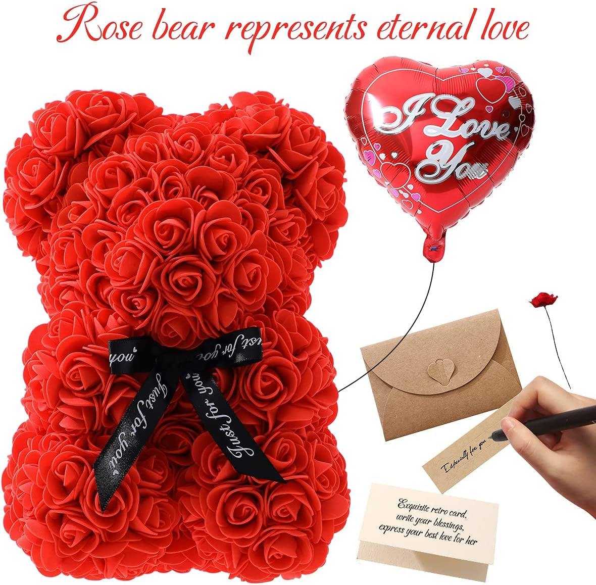 Enchanting Rose Bear