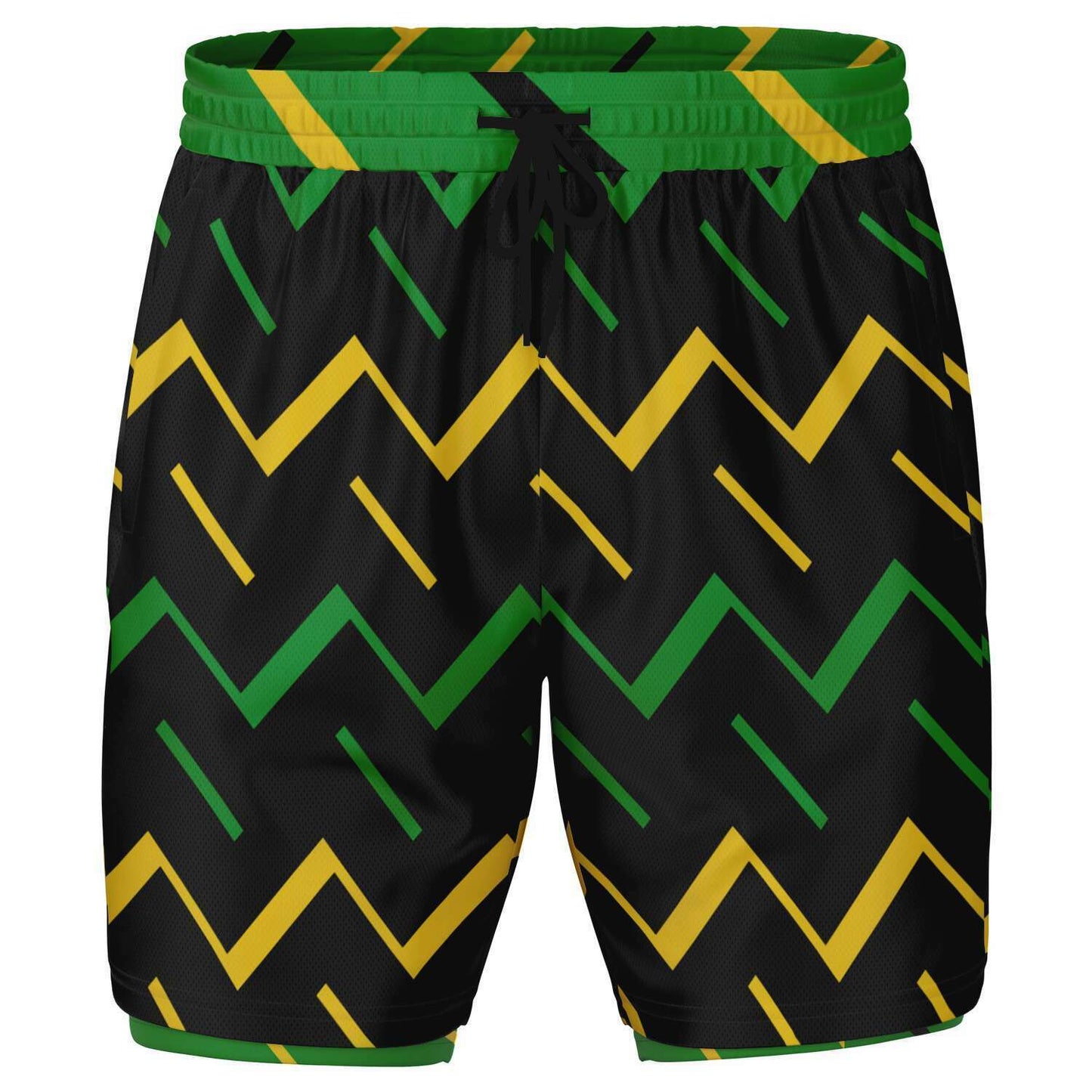 Jamaica Athletic 2-in-1 Compression Shorts