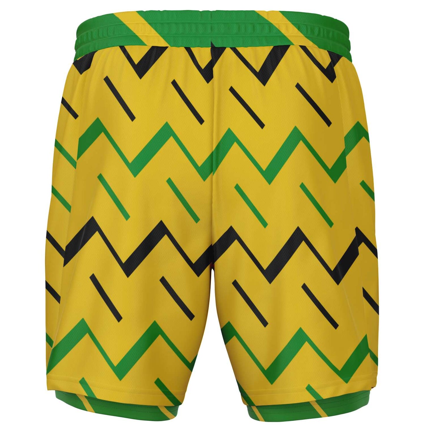 Jamaica Athletic 2-in-1 Compression Shorts
