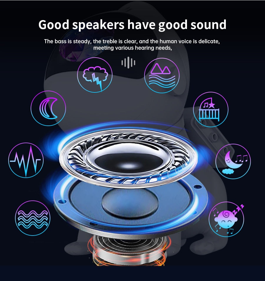 Space Dog Bluetooth Galaxy Star Projector: WIFI App-Controlled