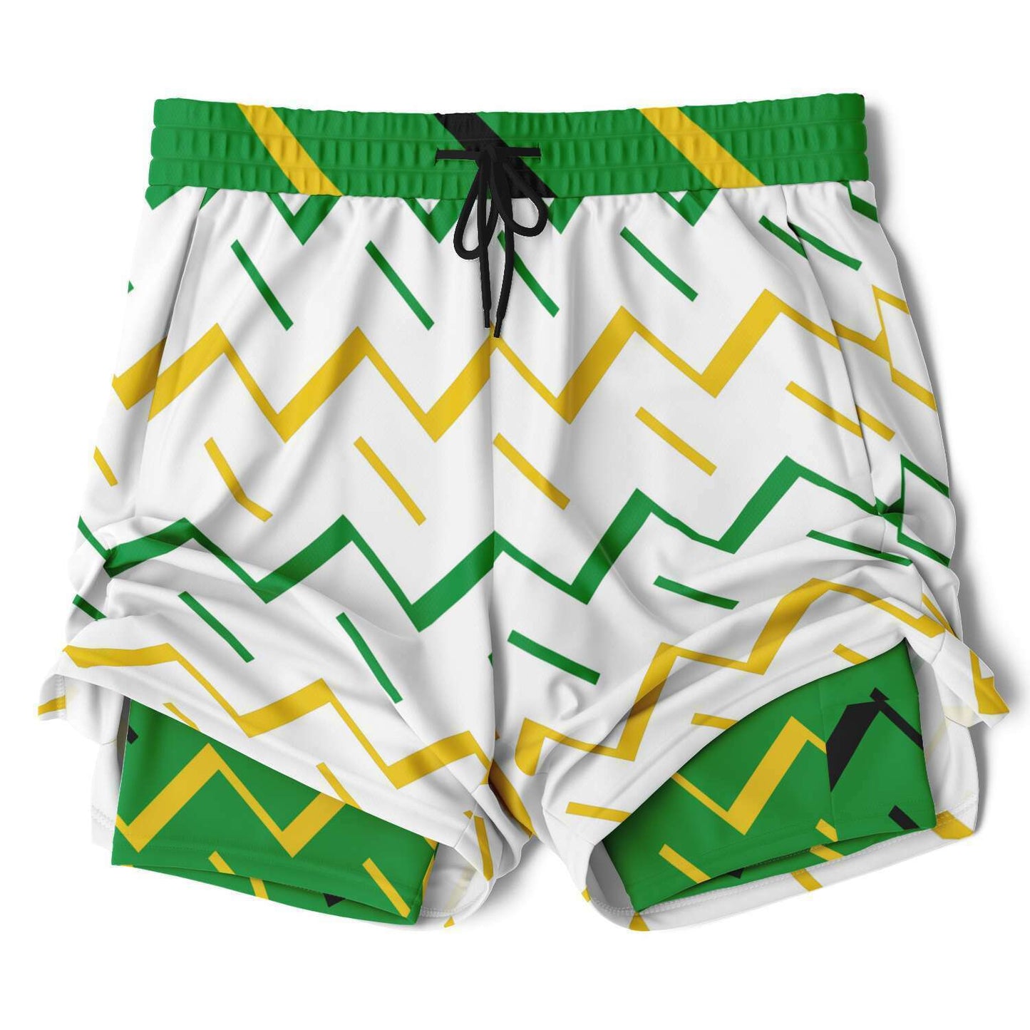 Jamaica Athletic 2-in-1 Compression Shorts