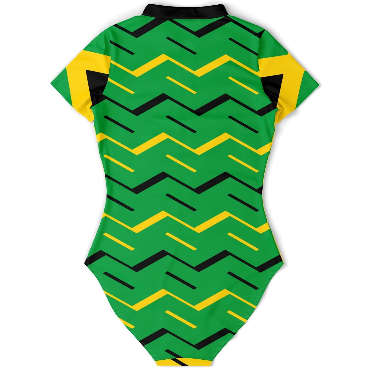 Jamaican Flag Bodysuit Short Sleeve