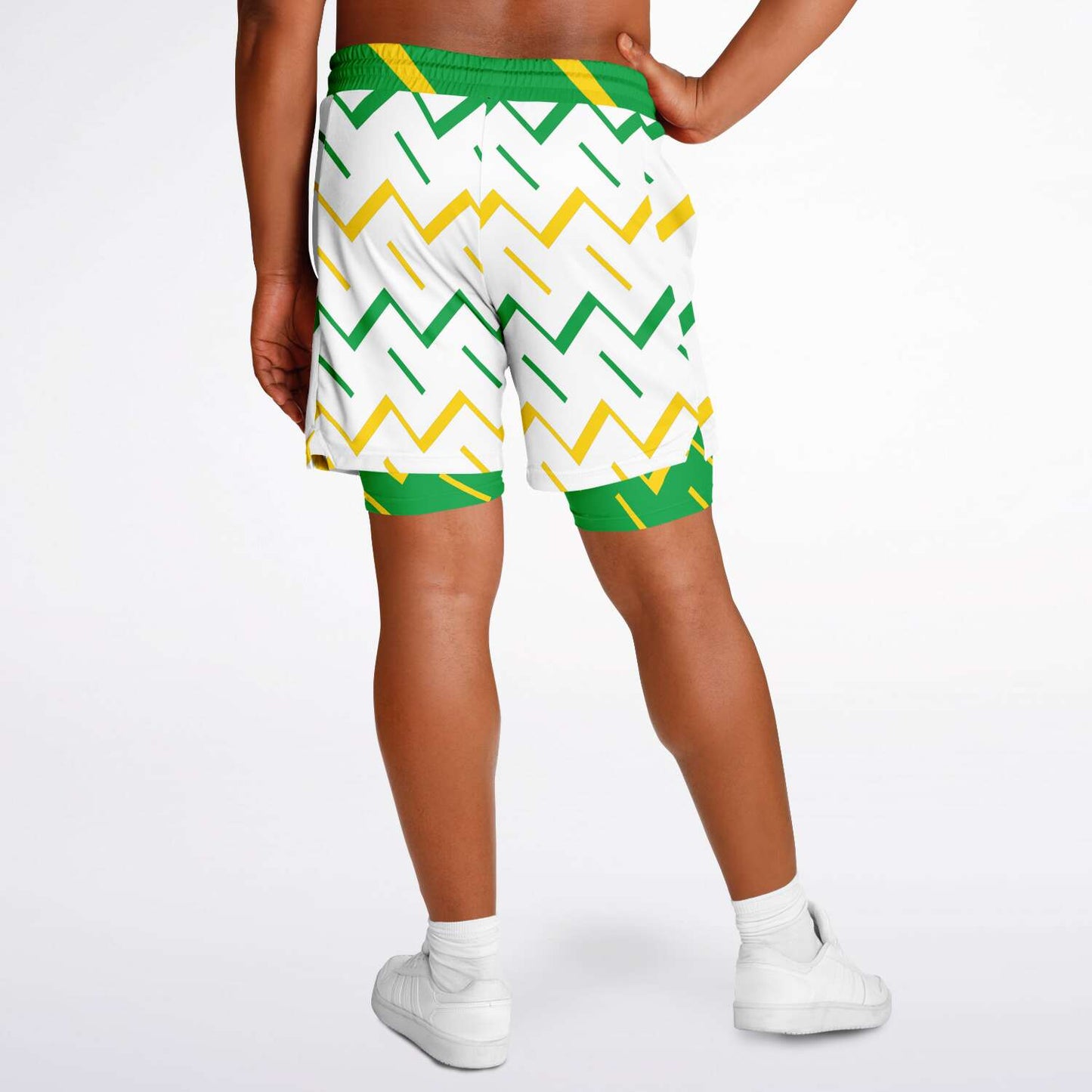 Jamaica Athletic 2-in-1 Compression Shorts