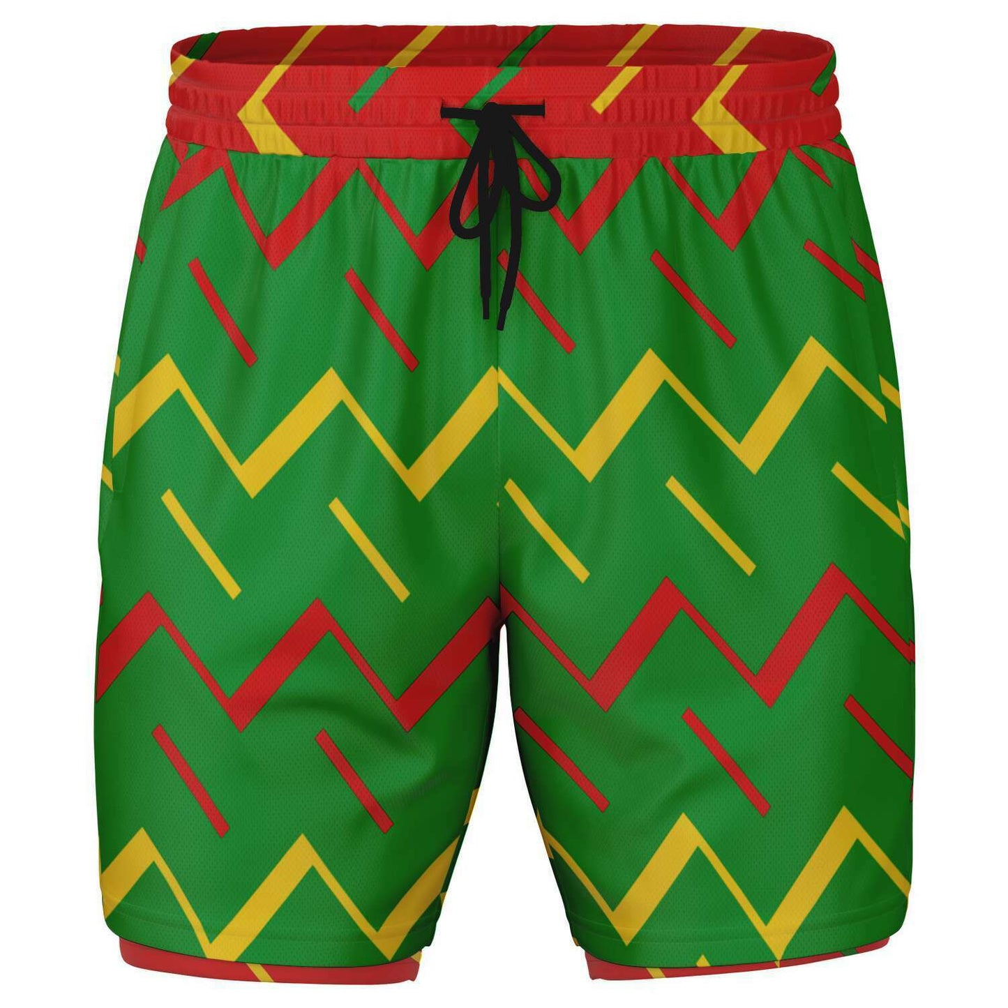 Jamaica Athletic 2-in-1 Compression Shorts