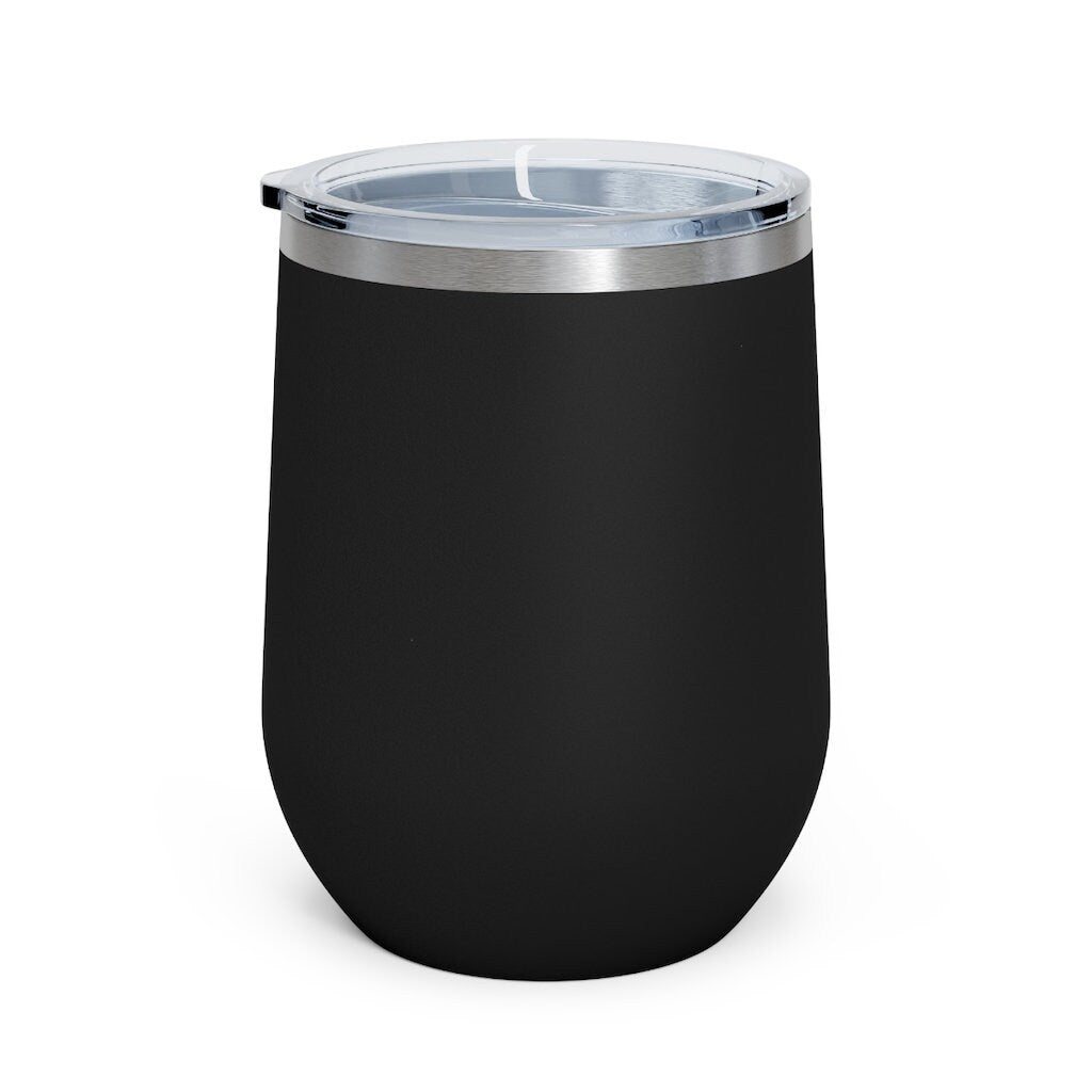 12oz Insulated Wine Tumbler - Whats In My Cup, Stays In My Cup - Jamaica Flag Colors