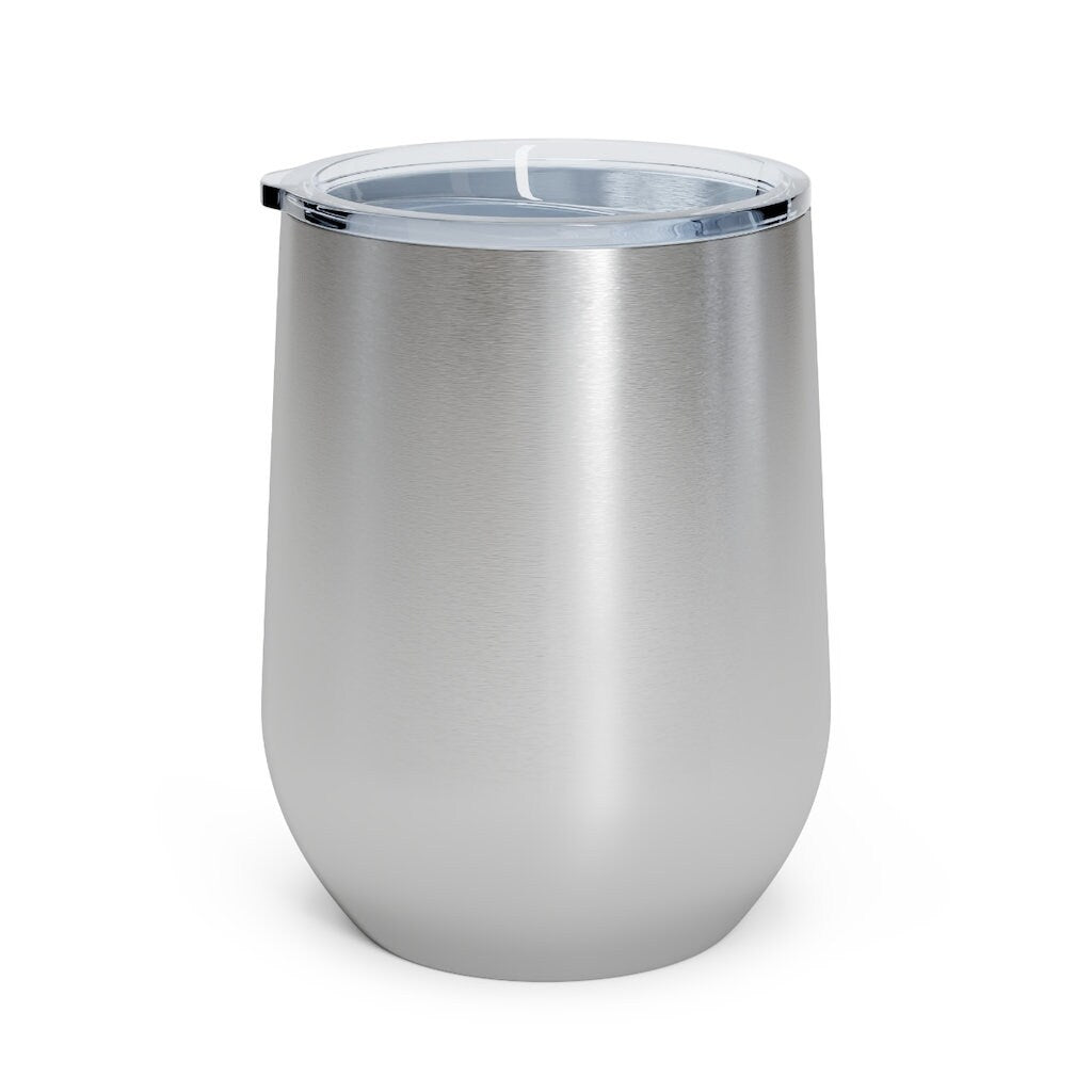 12oz Insulated Wine Tumbler - Whats In My Cup, Stays In My Cup - Jamaica Flag Colors