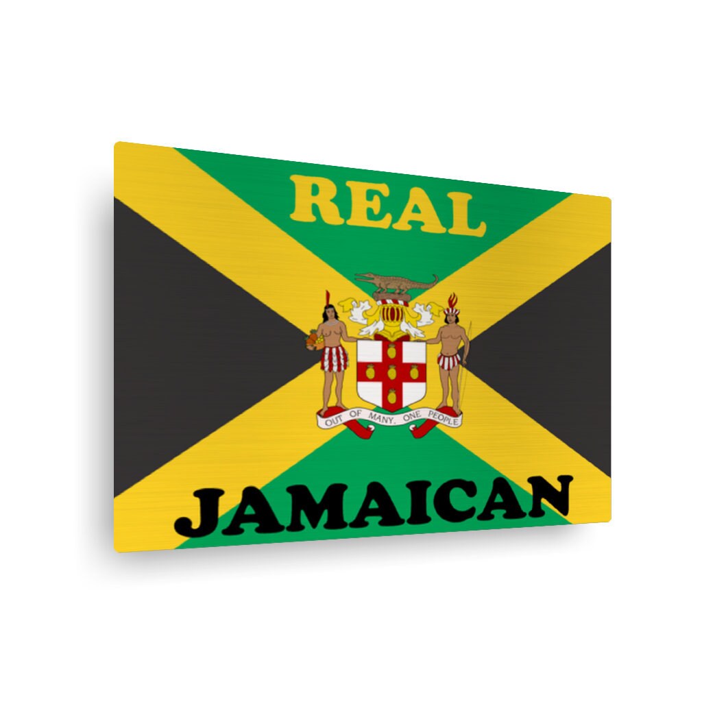 Jamaica Flag Metal Wall Art