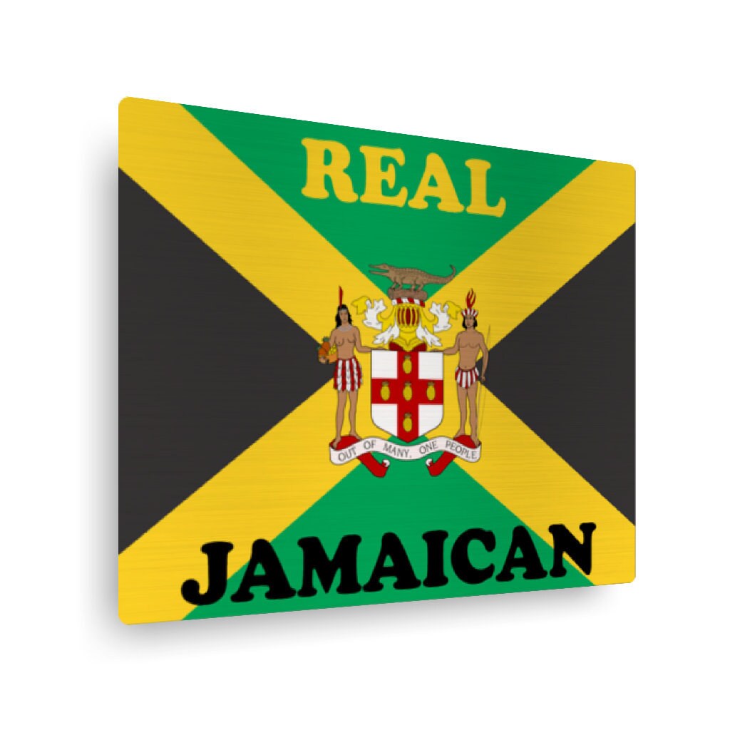 Jamaica Flag Metal Wall Art