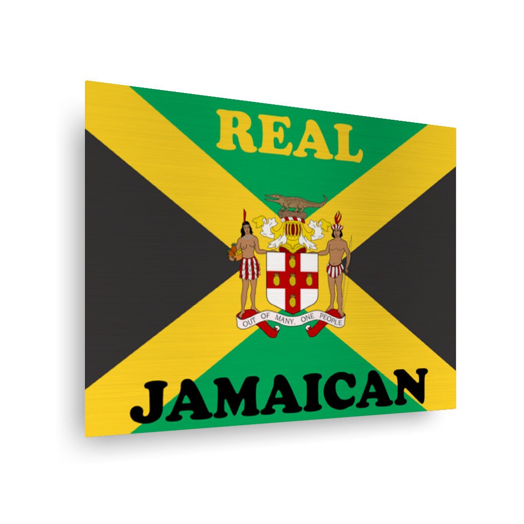 Jamaica Flag Metal Wall Art