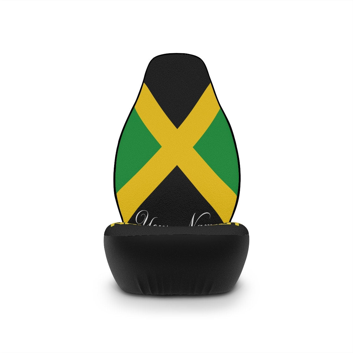 Jamaican Flag Car Seat Cover (Set Of 2) - Universal