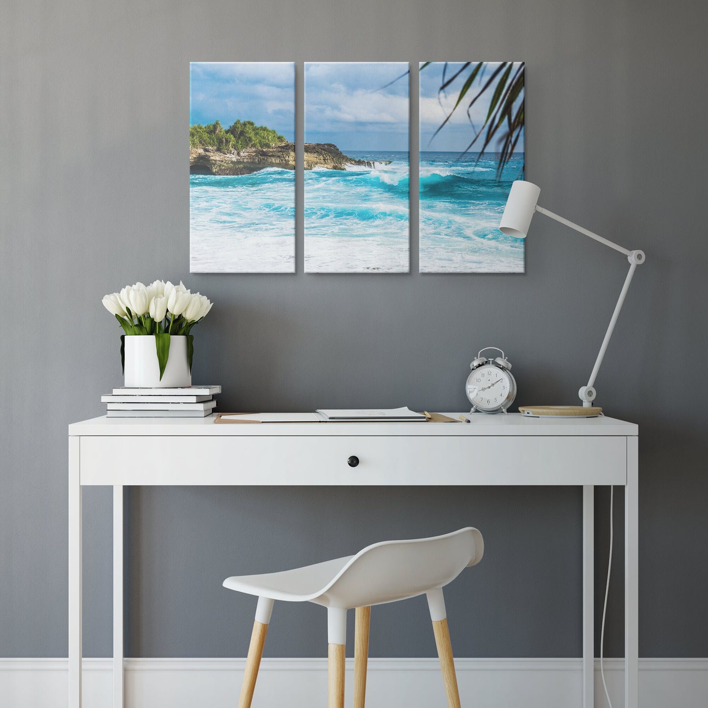 Ocean Beach Island Canvas Print Wall Art