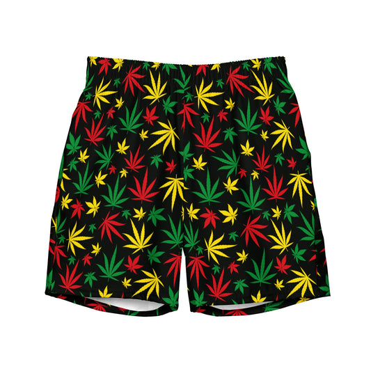 420 Cannabis Swim Trunks