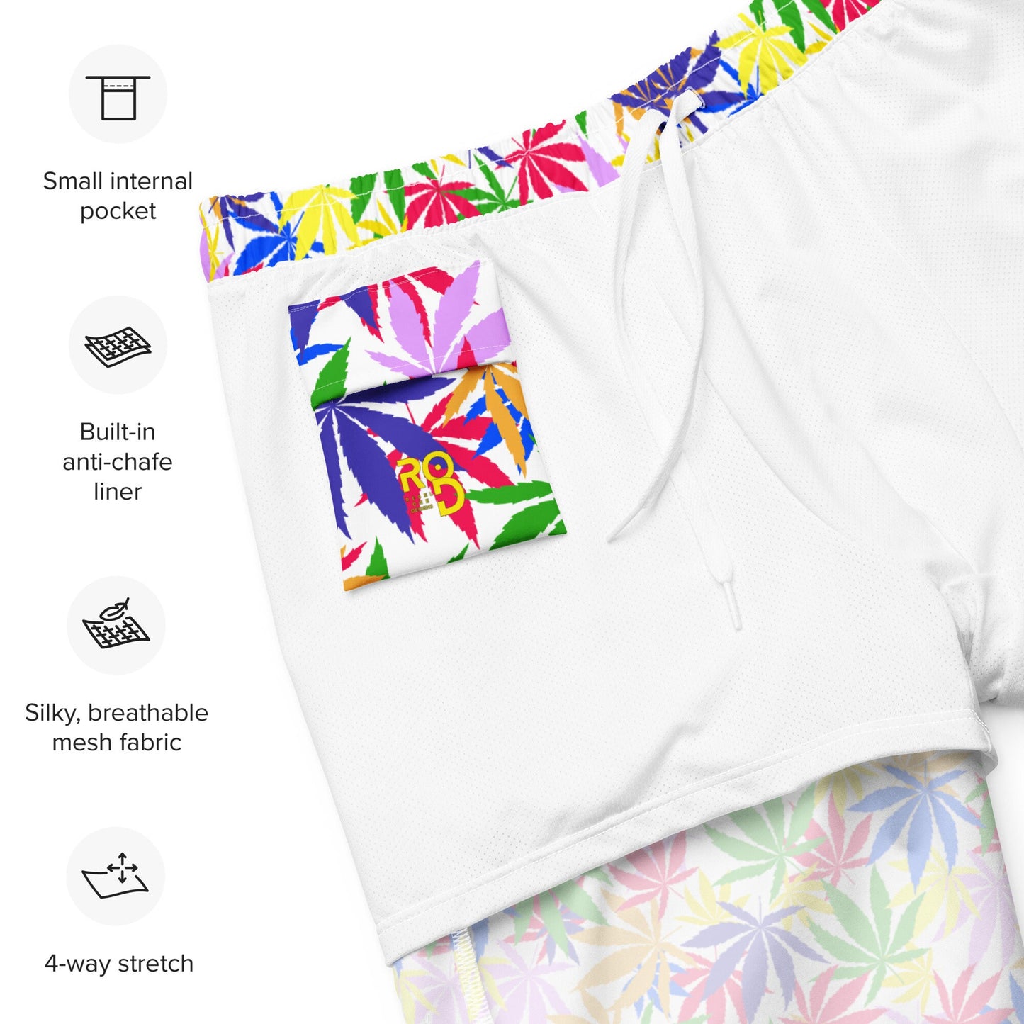 420 Cannabis Swim Trunks