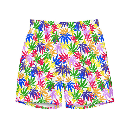 420 Cannabis Swim Trunks