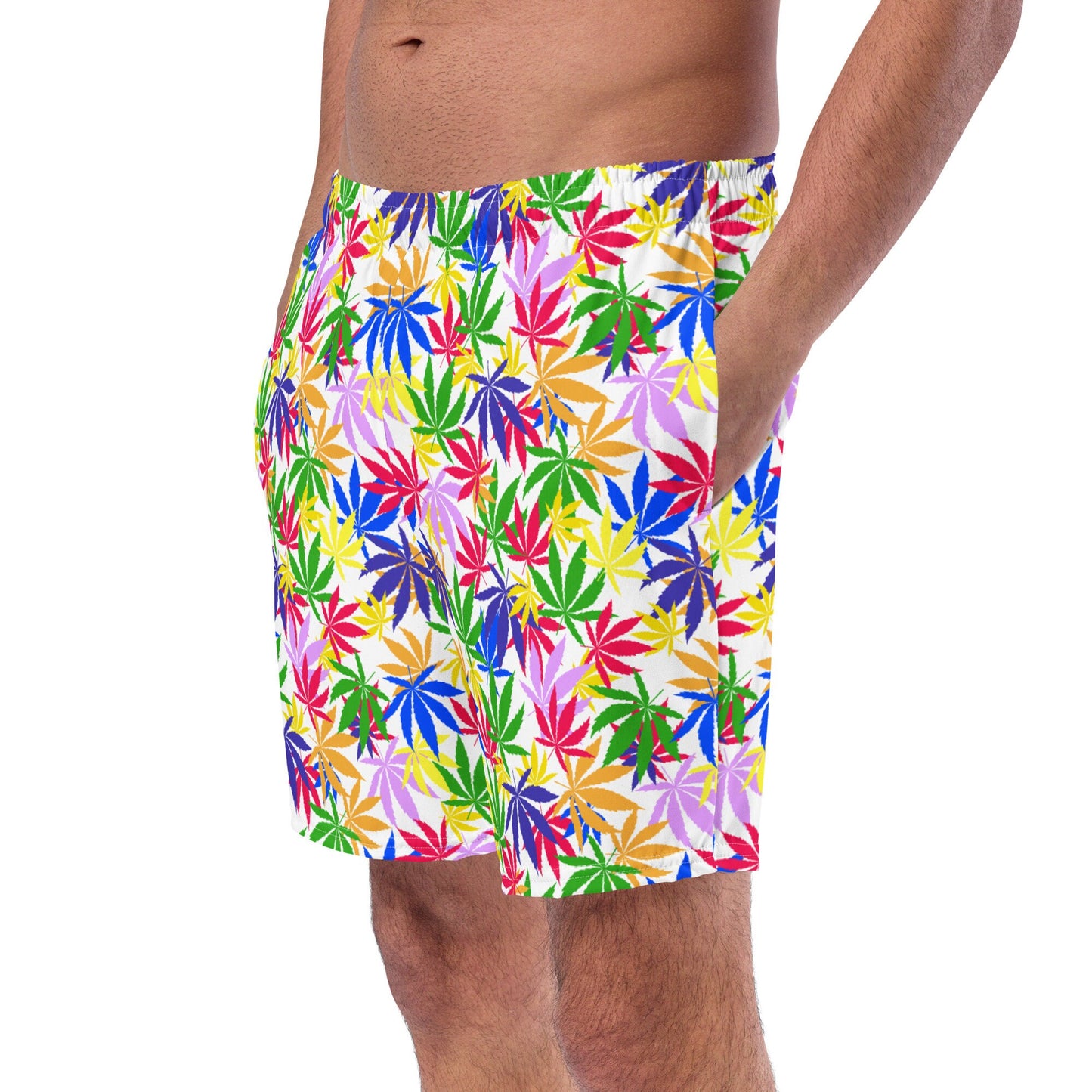 420 Cannabis Swim Trunks