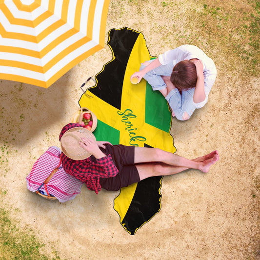 Custom Jamaica Beach Towel Blanket