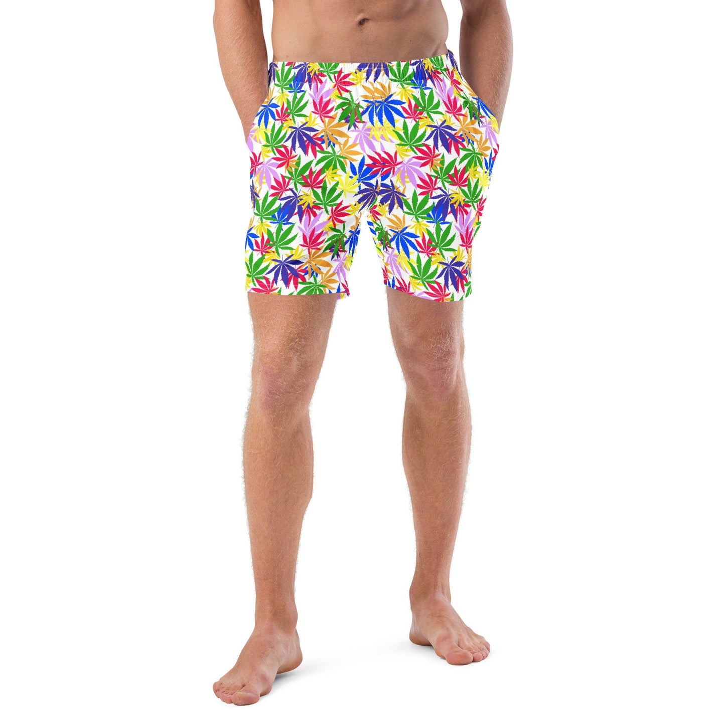 420 Cannabis Swim Trunks