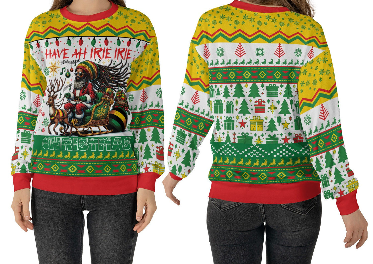 Unique Rastafarian Ugly Christmas Sweater