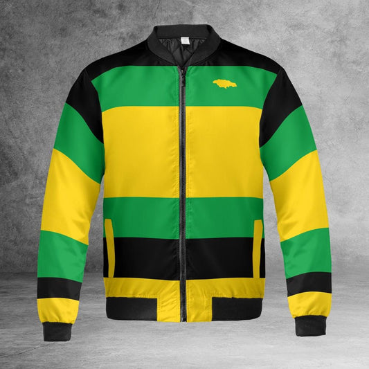 Jamaica Quilted Bomber Jacket