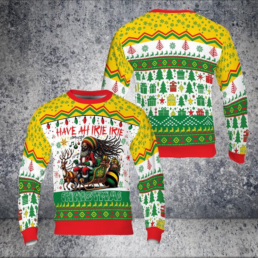 Unique Rastafarian Ugly Christmas Sweater