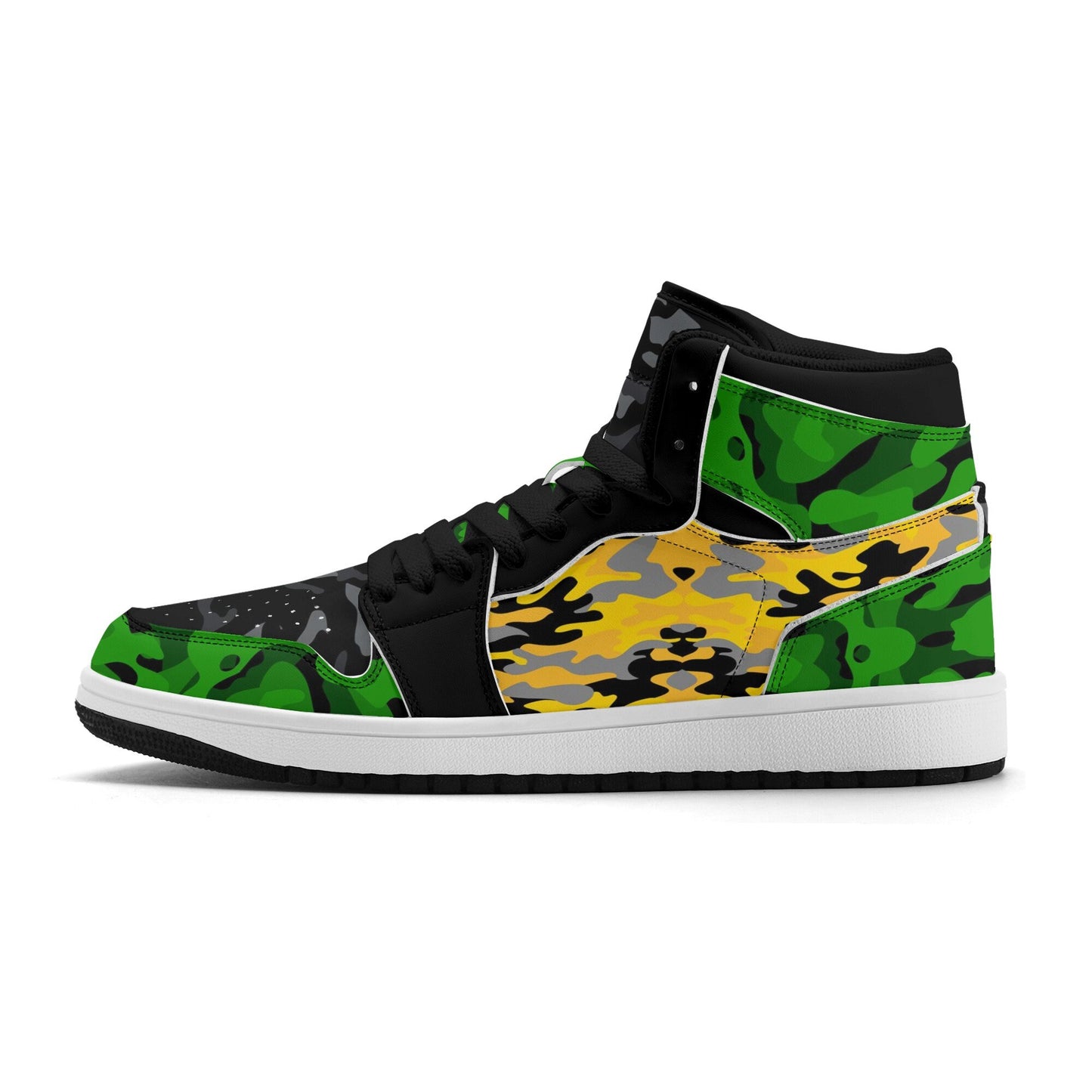 Rasta Camo Shoes Jamrock Classics High