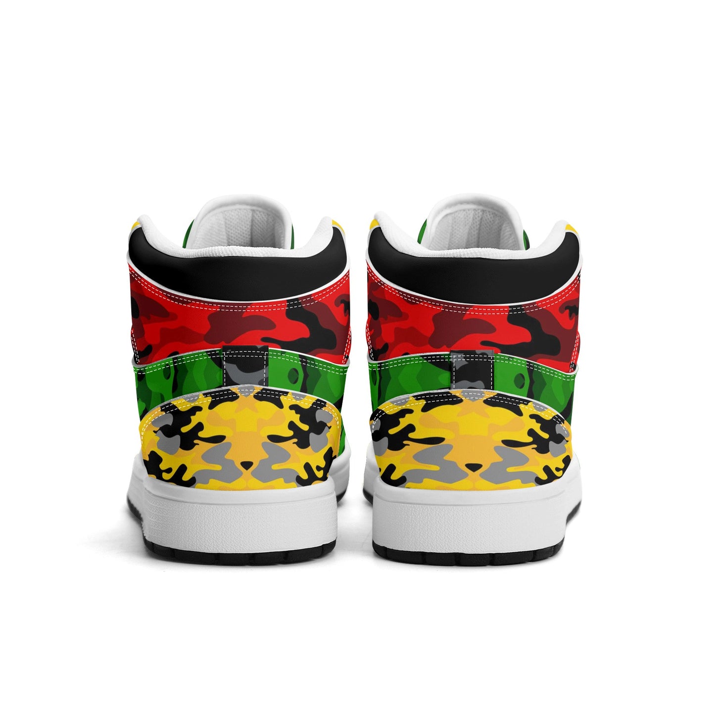 Rasta - Camo Colored Shoes with camo print in red/gold/green colorway