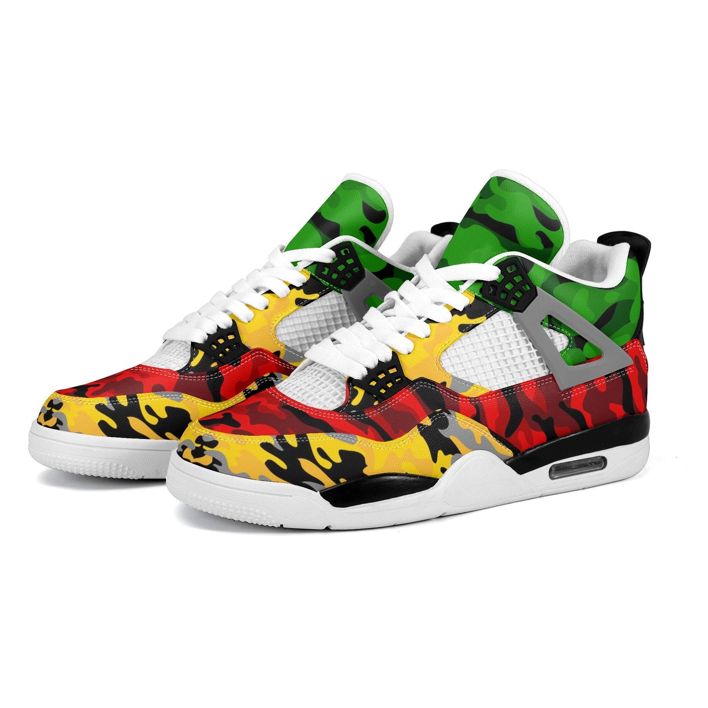Rasta Camo Shoes Rebel Sole