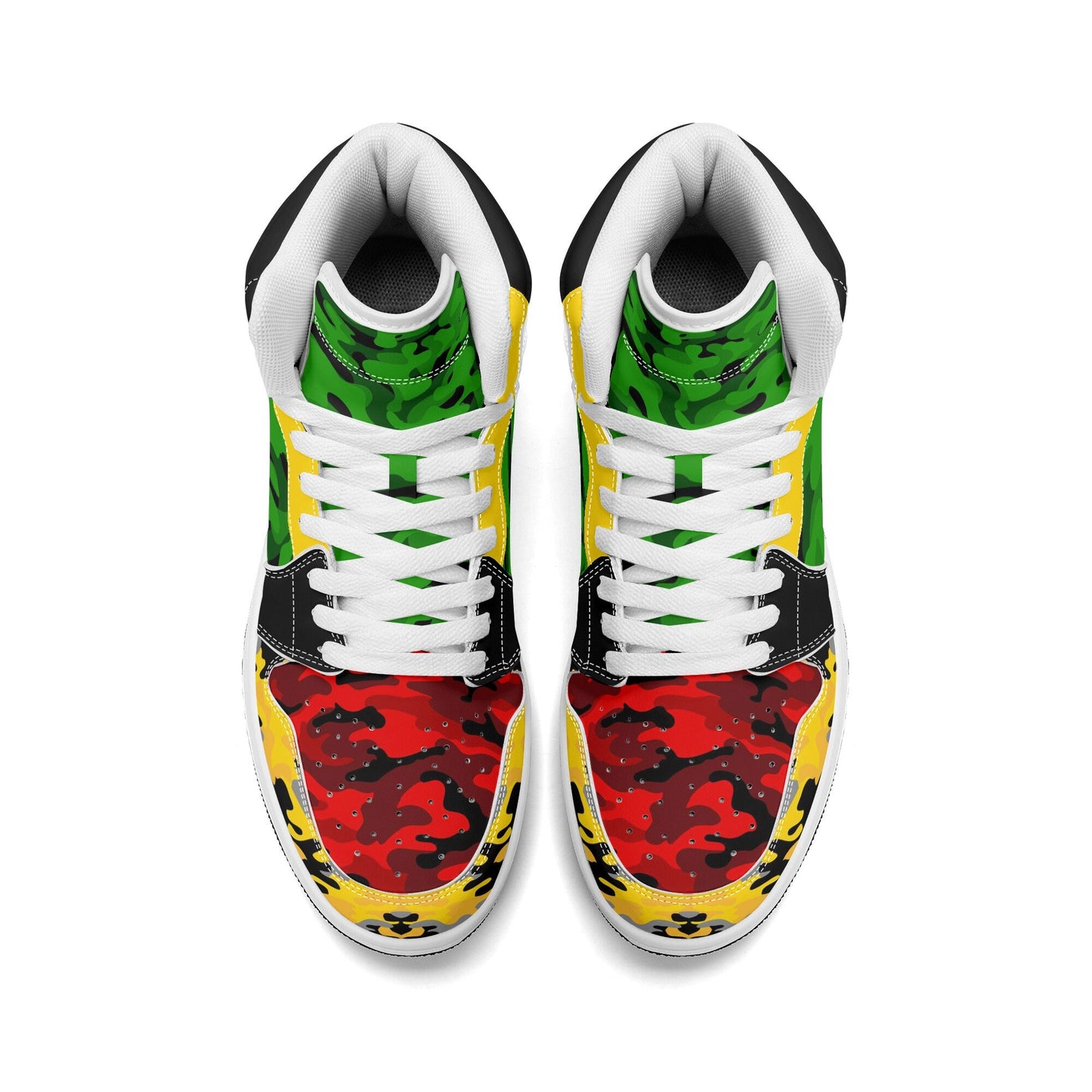 Rasta - Camo Colored Shoes with camo print in red/gold/green colorway