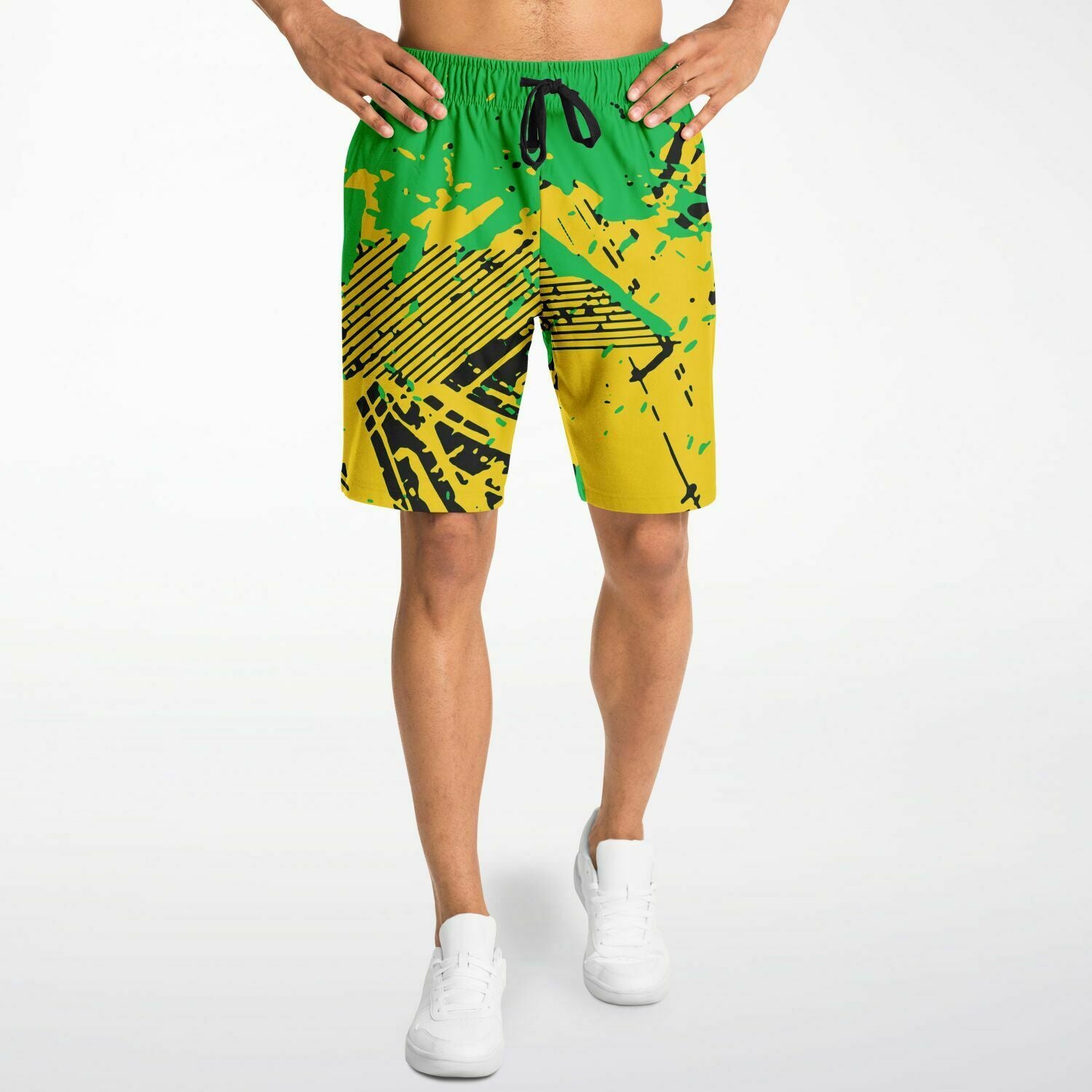 Jamaican Mens Athletic Casual Cotton Shorts