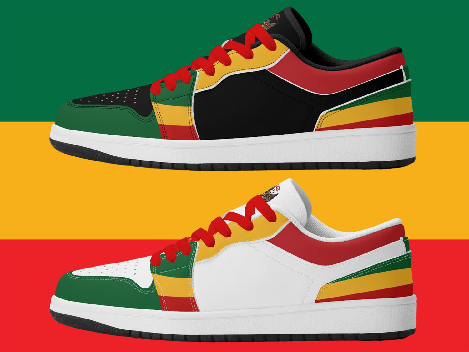 rasta mens shoes, jamaican and rasta shoes in colors for men and women