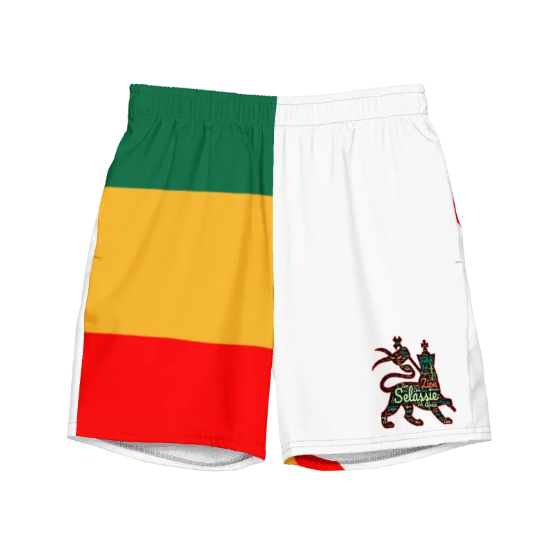 Jamaican and Rasta Colors Swim Trunks Shorts