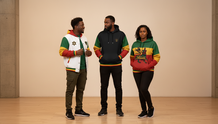 Rasta Hoodies And Jackets