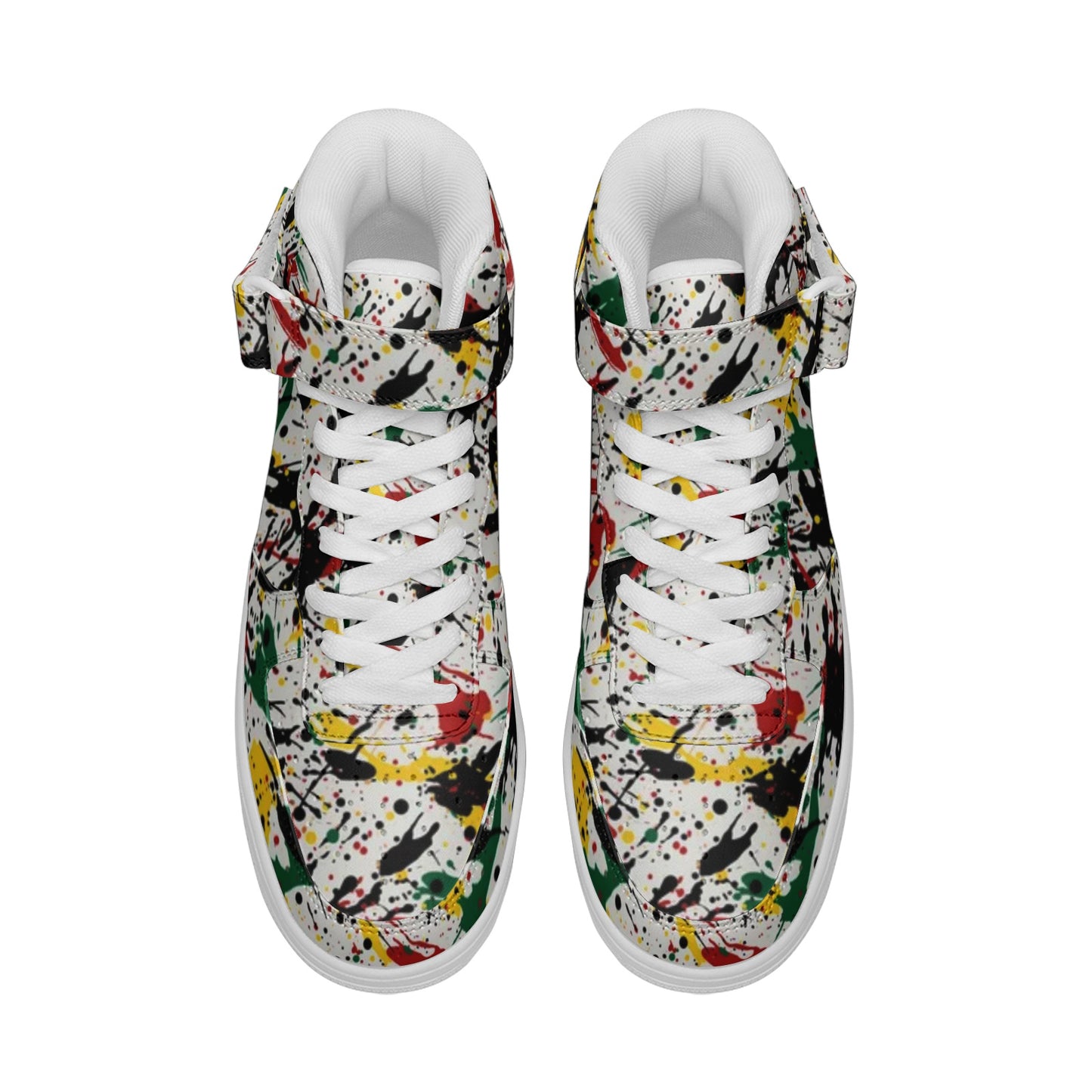 Rasta Shoes - Paint Splatter Sneakers