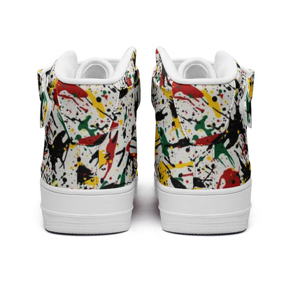 Rasta Shoes - Paint Splatter Sneakers