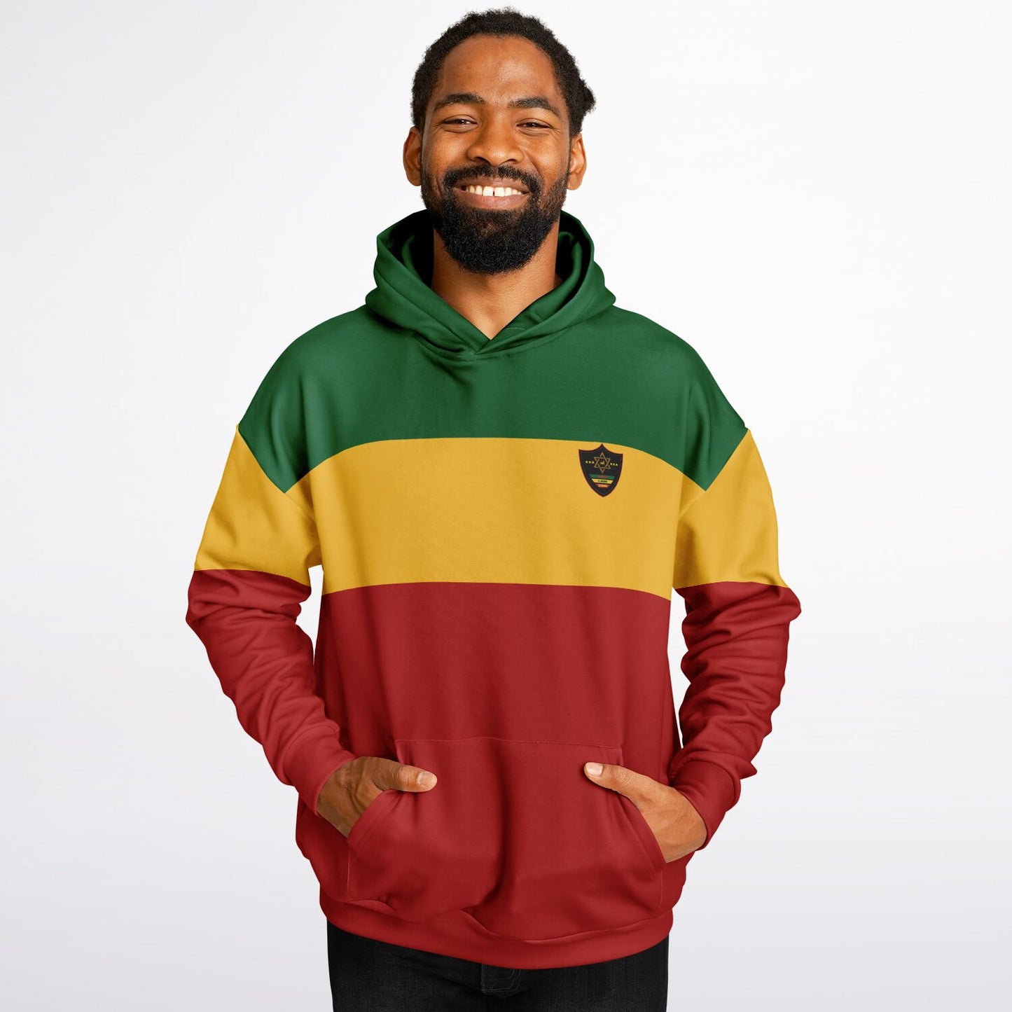 Rasta Heavy Hoodie & Cargo Sweatpants Set