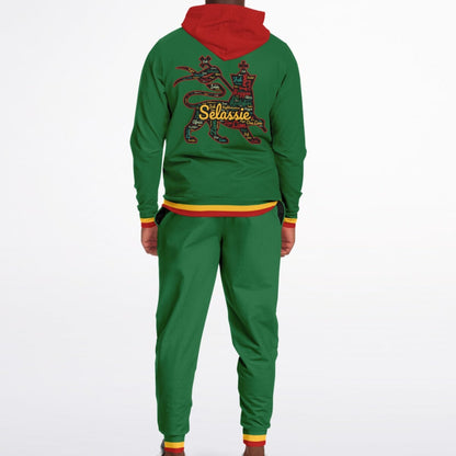 Rasta Casual Zip Hoodie & Jogger Set