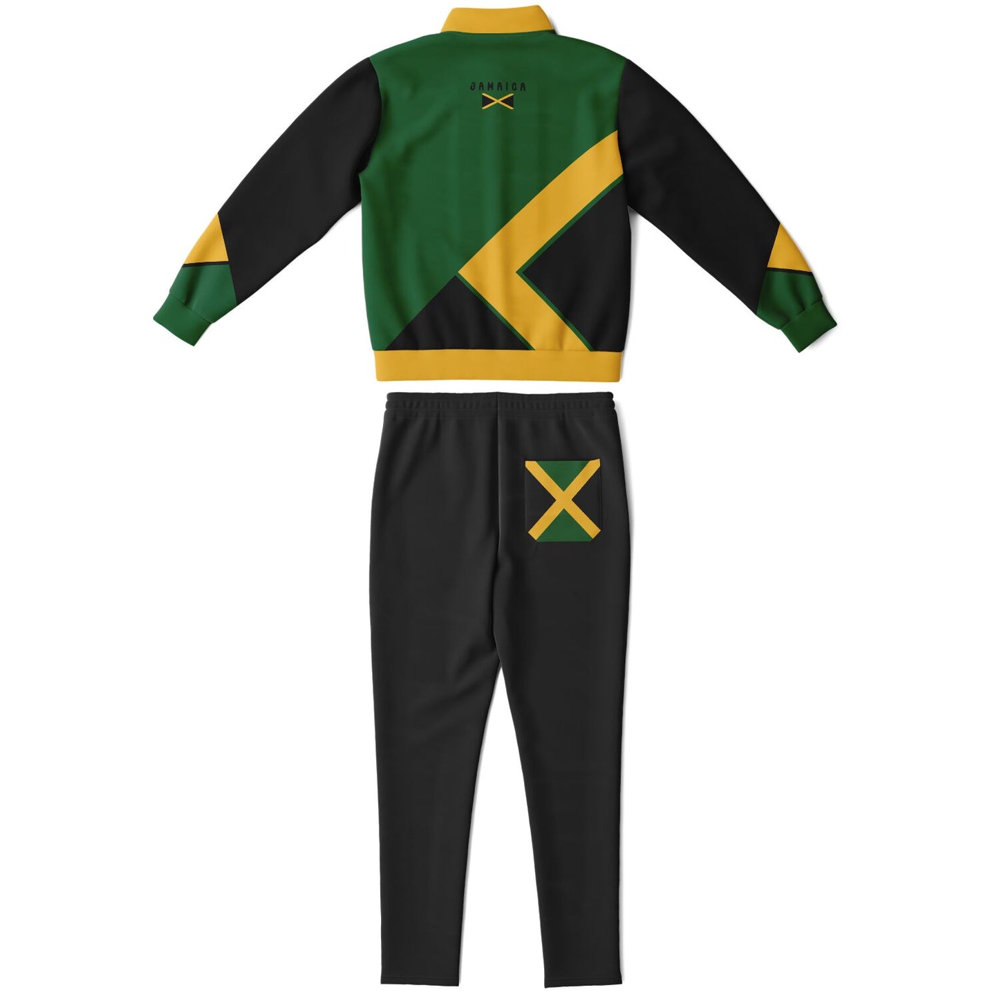 Jamaica Tracksuit Green Back