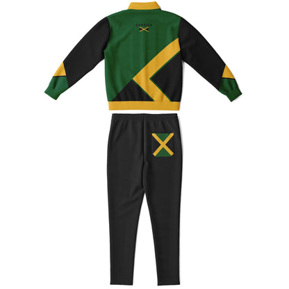 Jamaica Tracksuit Green Back